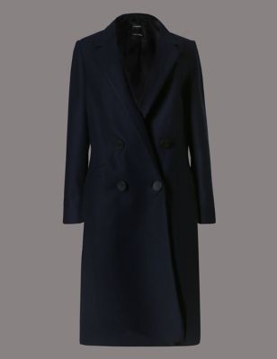 Tailored Fit Wool Cashmere Coat